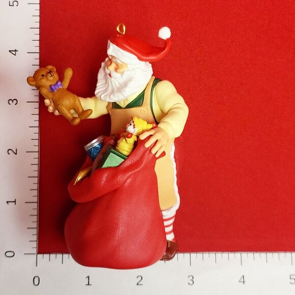 Hallmark Toymaker Santa 15th Anniversary Ed 2014 Christmas Ornament - Picture 10 of 13